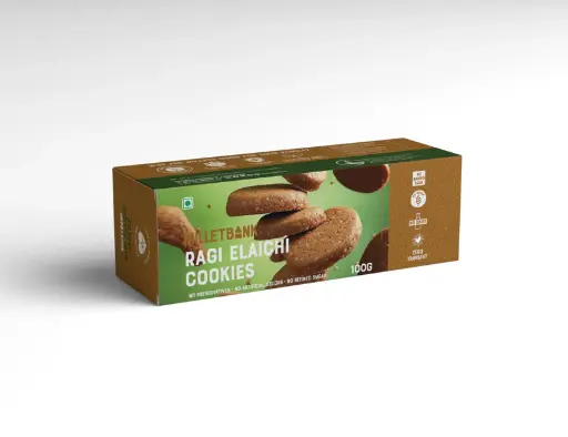 MILLET BANK Ragi Elaichi Cookies 100 gm
