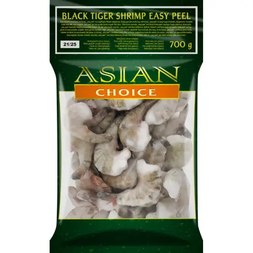 ASIAN CHOICE Black Tiger Schrimp P&D 21/25 1 kg