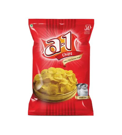 A1 Banana Chips Wafer Pouch 200 gm