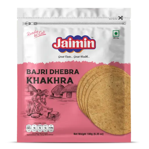 JAIMIN Bajara Dhebara Khakhra 180 gm