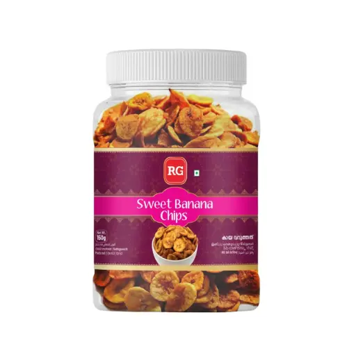 RG Sweet Banana Chips Jar 200 gm