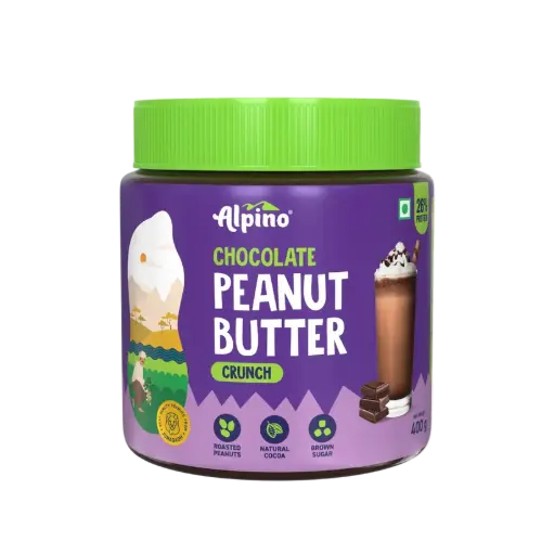 ALPINO Chocolate Peanut Butter (Crunch) 400 gm